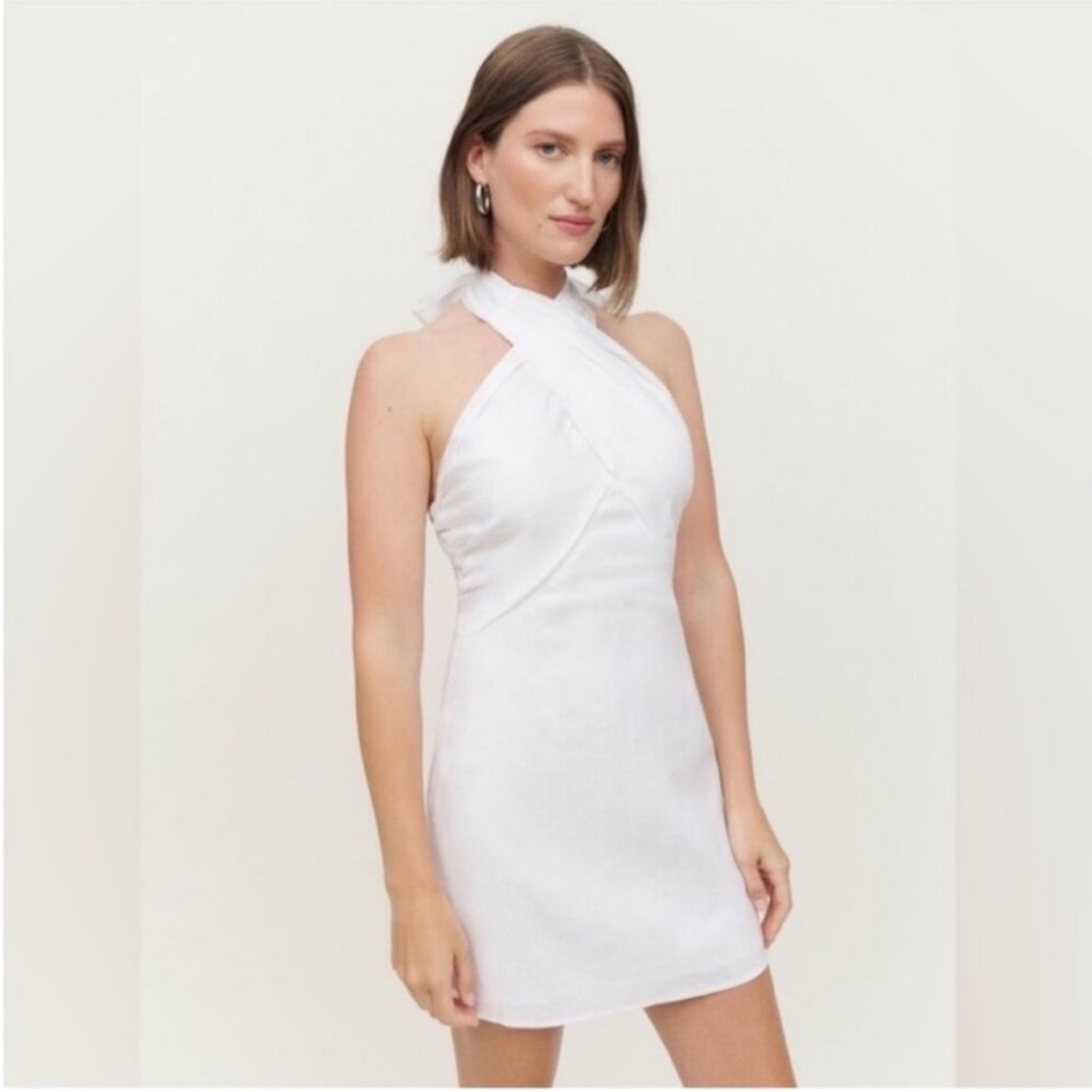 Reformation Samira Halter Dress Size 8 New With Tag